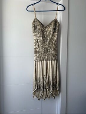 Vintage Sue Wong Nocturne Silk Flapper Dress